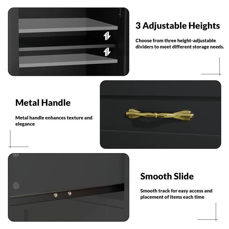 Farmhouse Night Stand with Barn Door