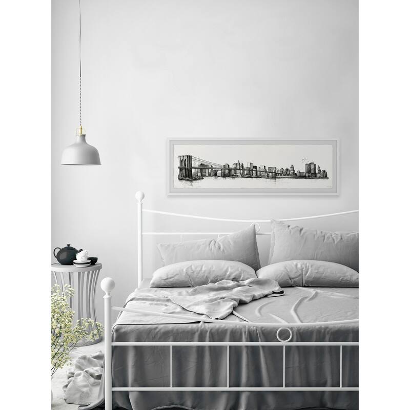 'Black Brooklyn' Framed Painting Print