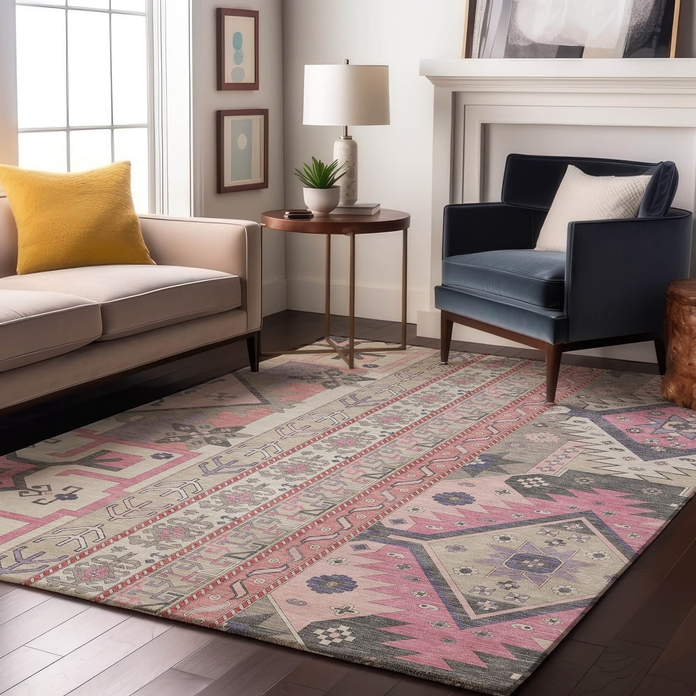 Premium Washable Super Soft Boho Global Aniston Mayfield Rug