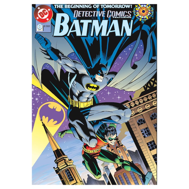 Licensed DC Comics Superhero Comic Book Cover Digital Printed Youth Area Rugs - Batman - 4' 6" x 6' 6" - Rectangle