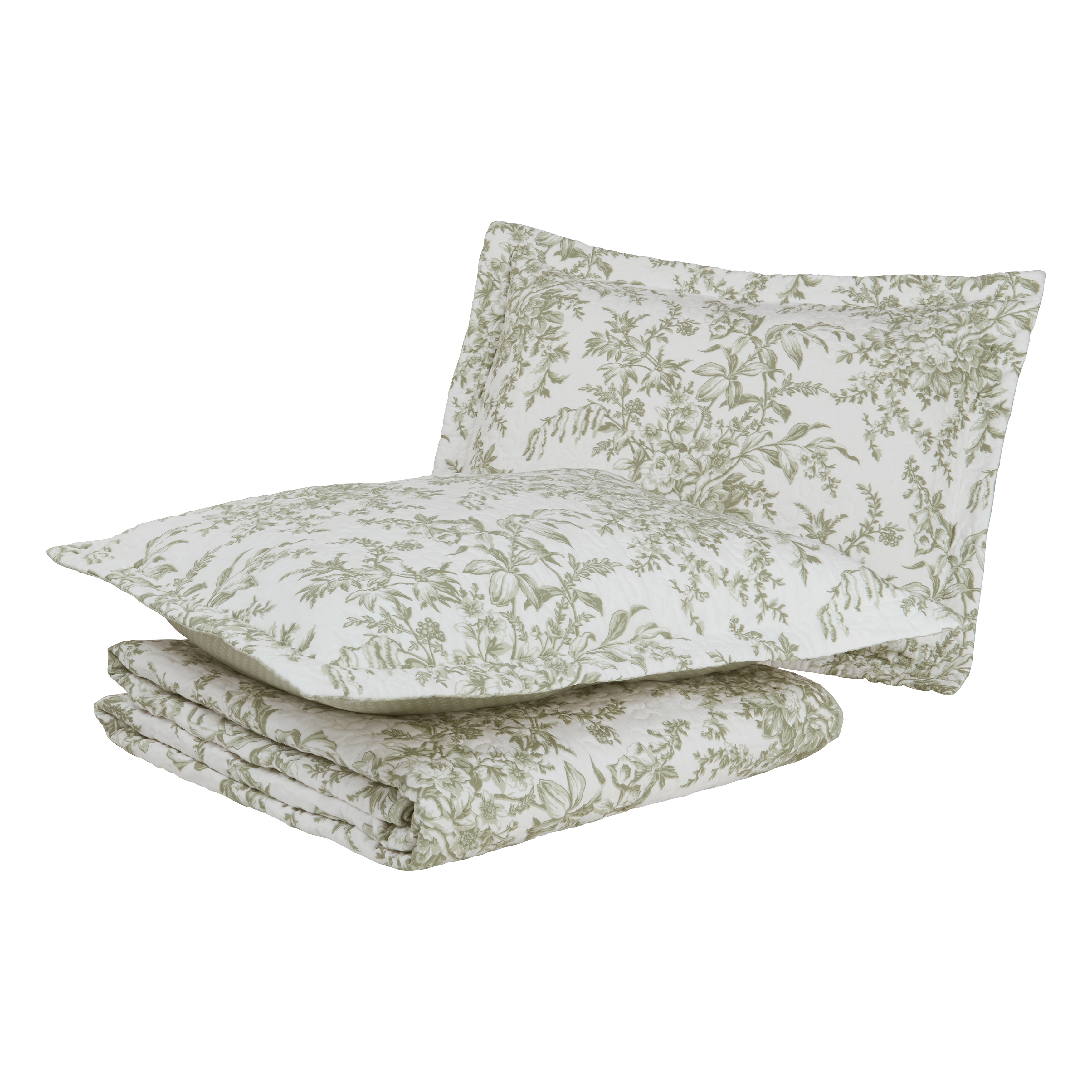 Laura Ashley Bedford Cotton Reversible Quilt Set - On Sale - Bed Bath &  Beyond - 8377822