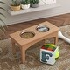 preview thumbnail 25 of 70, Elevated Pet Feeder with Stainless Steel Bowls - N/A