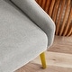 preview thumbnail 6 of 12, Corvus Abigail Upholstered Accent Chair with Metal Legs