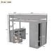 preview thumbnail 22 of 32, Wood Twin Size Loft Bed with Wardrobes and 2-Drawer Desk with Cabinet