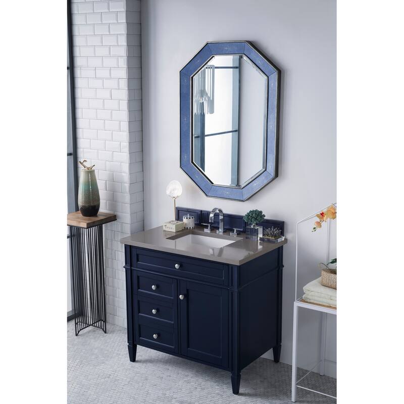 James Martin Vanities Brittany 36" Single Vanity, Victory Blue