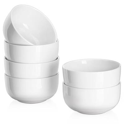 DOWAN 10 OZ Dessert Bowls - 4.25" Ceramic Ice Cream Bowls Set of 6