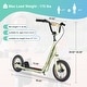 preview thumbnail 7 of 9, Youth Scooter Kick Scooter for Kids 6+ with Adjustable Handlebar, 12 Inch Inflatable Wheels ,Widened non-slip Footboard