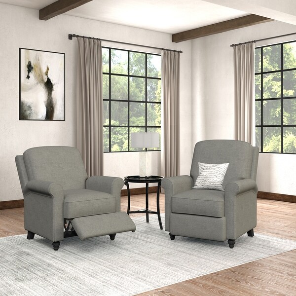 Copper Grove Lassen Pushback Recliner Chairs (Set of 2)