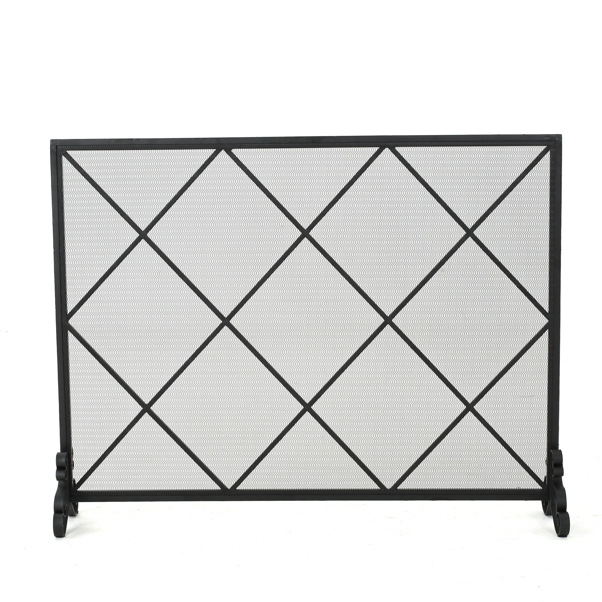Howell Single Panel Iron Fireplace Screen by Christopher Knight Home On  Sale Bed Bath  Beyond 17619621