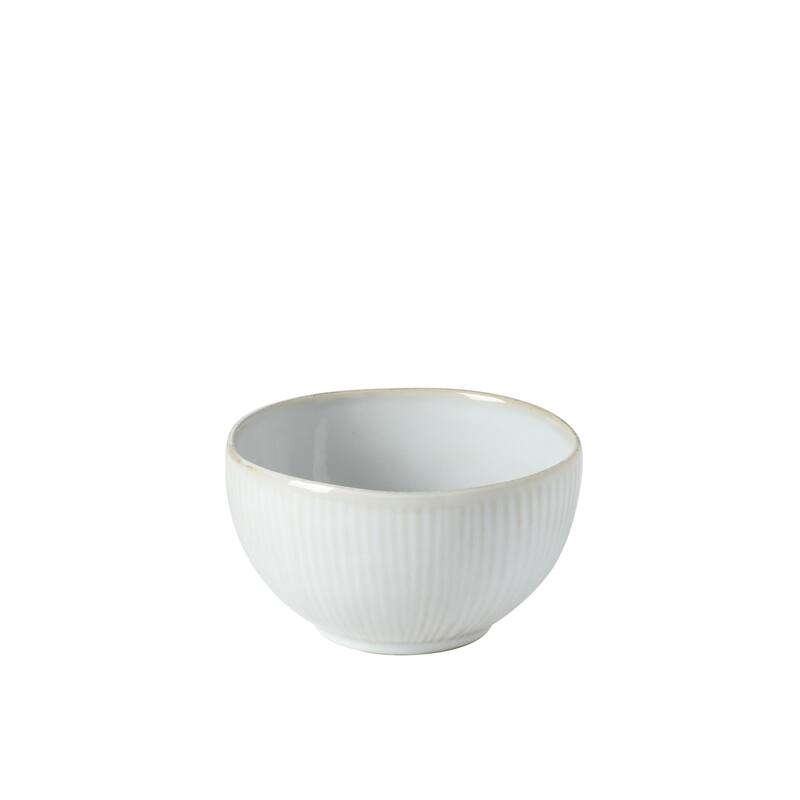 Gibson Elite Sandy Pines 4 Piece Nesting Bowl Set, 4", 5.5", 7" & 9" Round Stoneware Reactive Glaze Finish, Prep & Serving Bowls