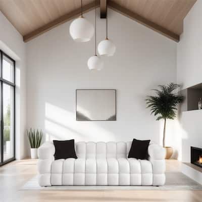 Modern Contracted Style Marshmallow Sofa,3 Seater