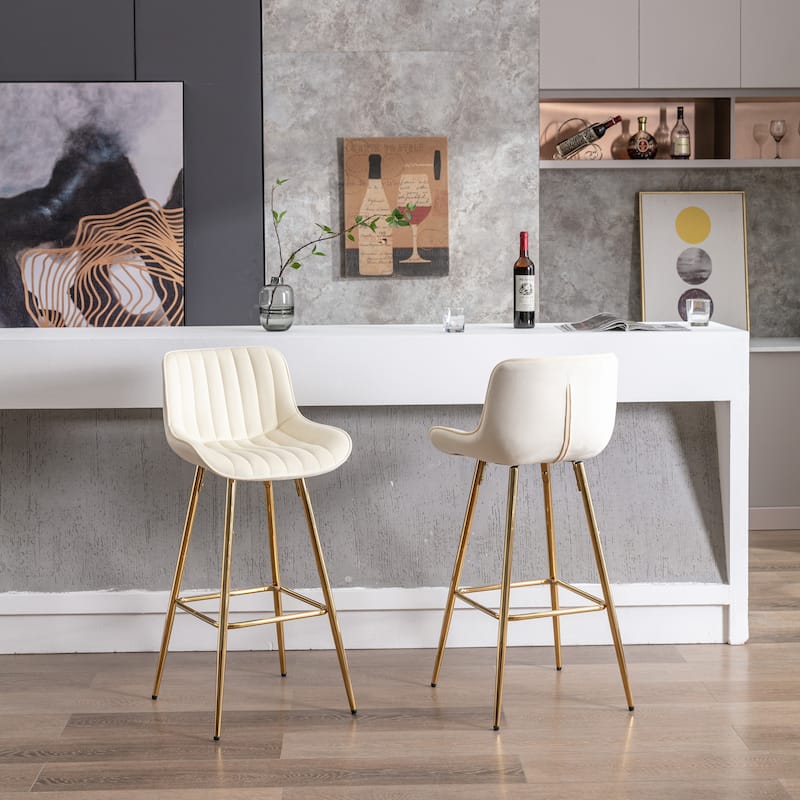 Simple High Bar Stool,Set of 2