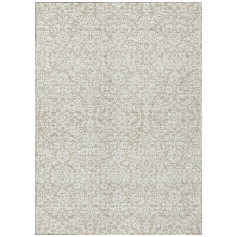 Machine Washable Indoor/ Outdoor Chantille Traditional Farmhouse Rug