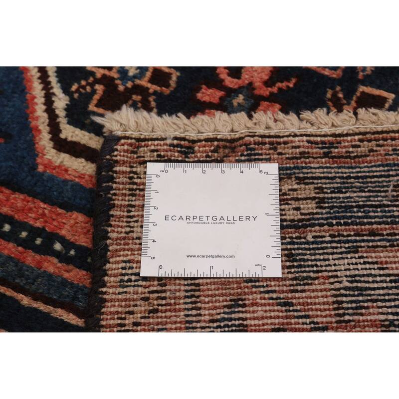 ECARPETGALLERY Hand-knotted Konya Anatolian Navy Wool Rug - 3'5 x 9'10