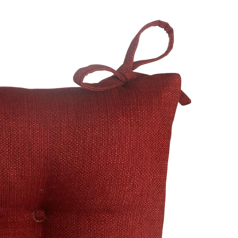 Klear Vu Non-Slip Omega Jumbo Rocking Chair Cushion Set