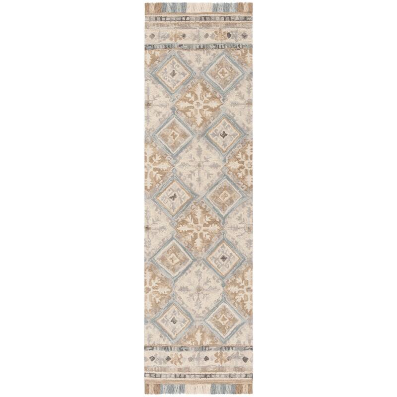 SAFAVIEH Handmade Blossom Kokoro Modern Floral Wool Rug