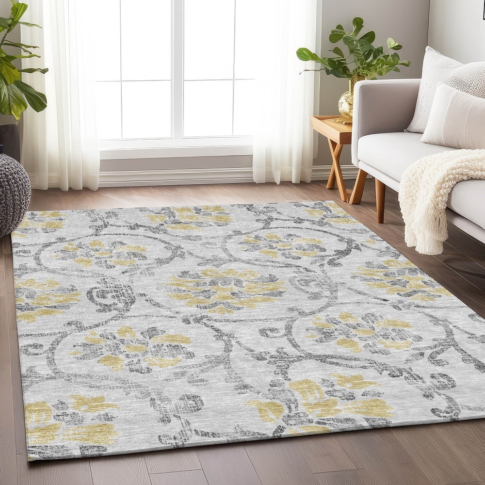 Premium Washable Super Soft Persian Floral Mayfield Rug