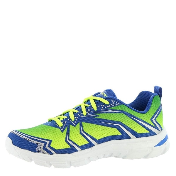 skechers boys nitrate memory foam trainers black