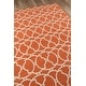 preview thumbnail 3 of 7, Momeni Baja Moroccan Tile Orange Indoor/Outdoor Area Rug. - 8'6" x 13'