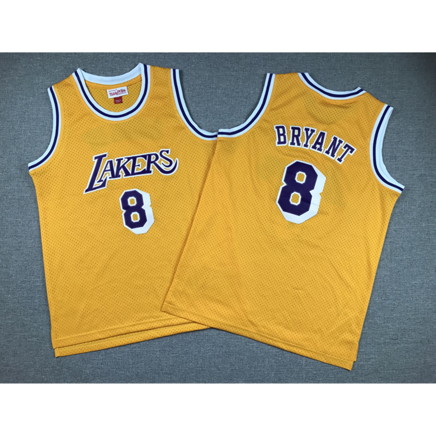 Kobe bryant yellow 8 jersey discount