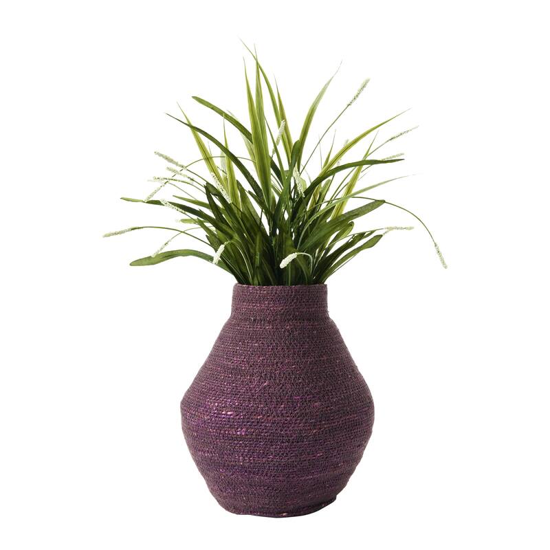 Hand-Woven Seagrass Basket