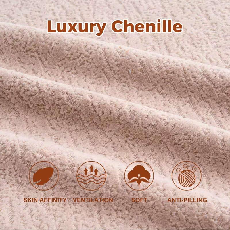 Single S-Curved Chenille Sofa Chair, No Assembly