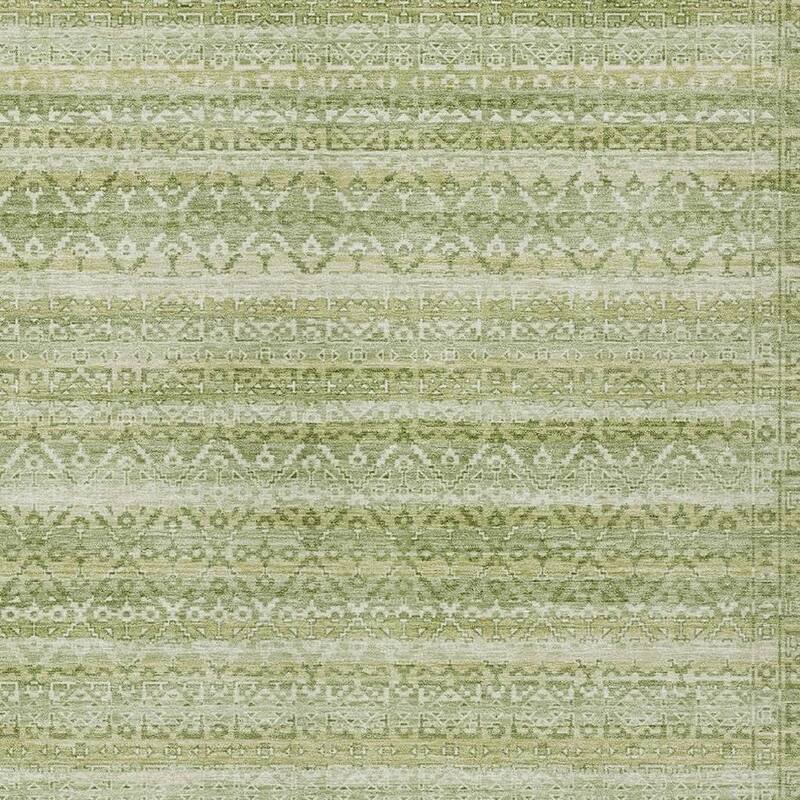 HomeRoots Striped Transitional Rectangle Outdoor Rug