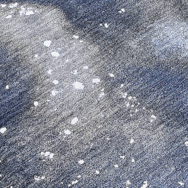 Machine Washable Indoor/ Outdoor Abstract Chantille Rug