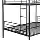 preview thumbnail 9 of 12, Black Full over Full Metal Bunk Bed with Trundle, No Box Spring Needed, Easy Assemble