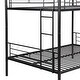 preview thumbnail 12 of 12, Full Over Full Metal Bunk Bed, Space-Saving Design