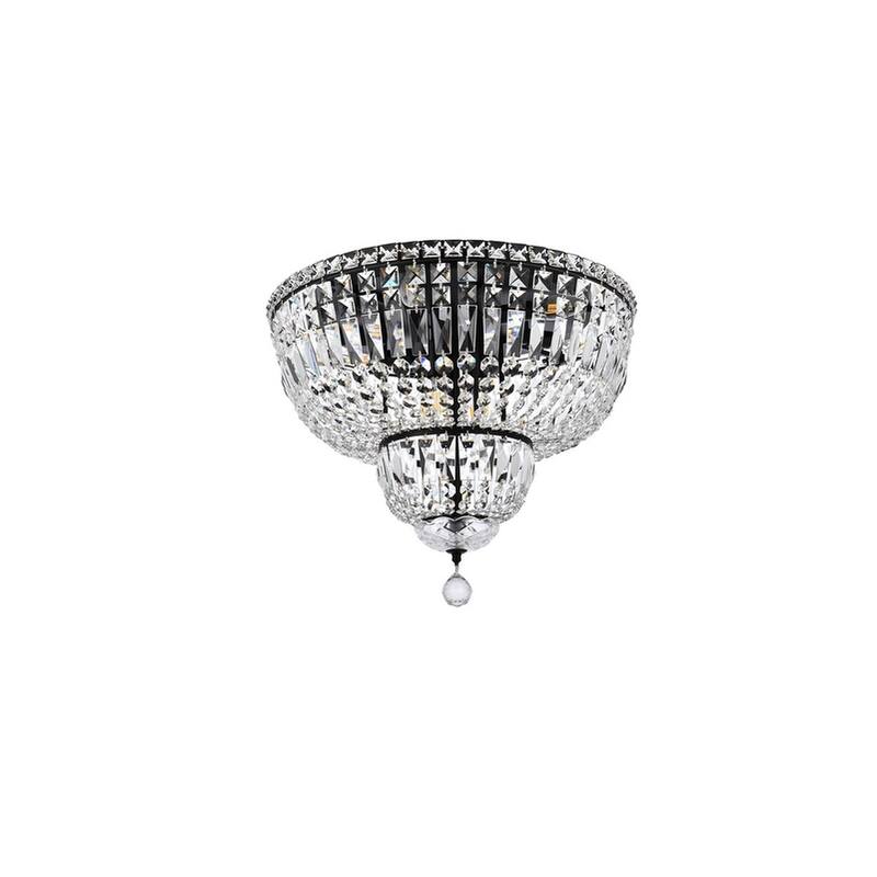 Noah 10-light 20-inch Flush-Mount Chandelier - 20 Inch