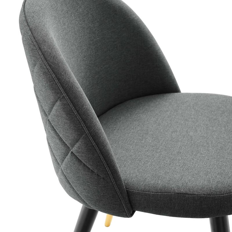 Cordial Upholstered Fabric Dining Chairs - Set of 2