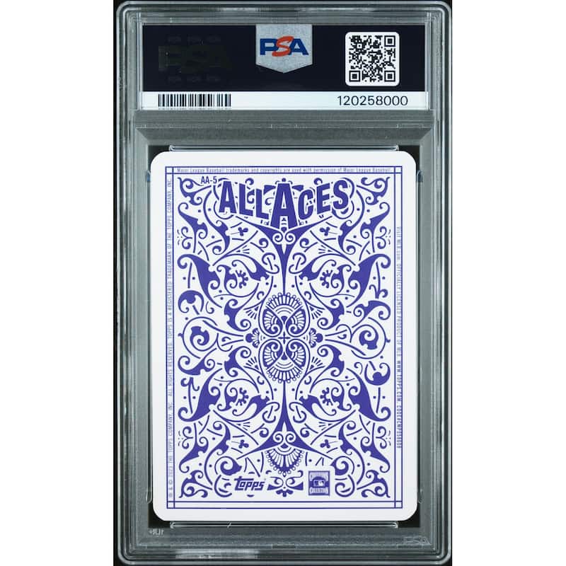 Pedro Martinez 2023 Topps All Aces Baseball Card #AA5 Graded PSA 9 Cert # 120258000 - 8' x 11'