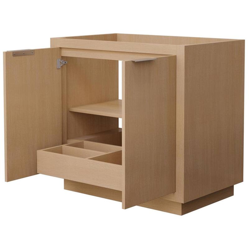 Wyndham Collection Maroni 36" Single Free Standing Vanity Cabinet Only