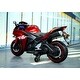 preview thumbnail 9 of 32, 12V Kids Electric Motorcycle with Training Wheels, Manual Throttle, Foot Brake, MP3, Lighting Wheels for Boys
