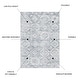 preview thumbnail 26 of 58, Washable Vintage Area Rug Modern Abstract Soft Rug