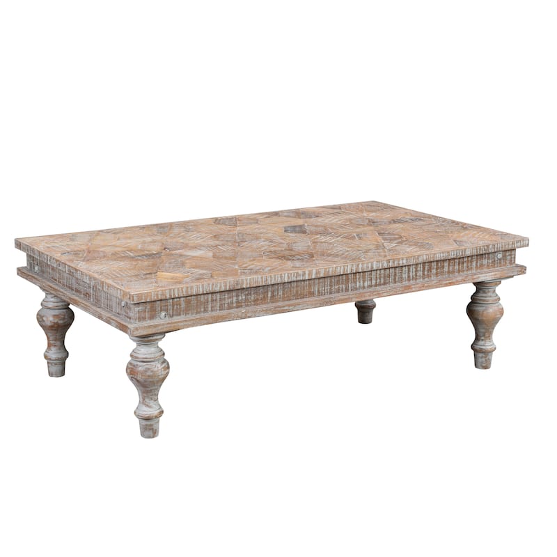 Caden Plank Coffee Table - Wood