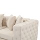preview thumbnail 4 of 9, Large L-Shaped Modular Sofa, 5-Seat Velvet Sectional Couch