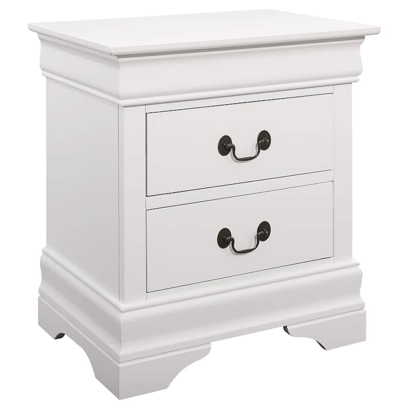 Louis Philippe Traditional 2-drawer Nightstand