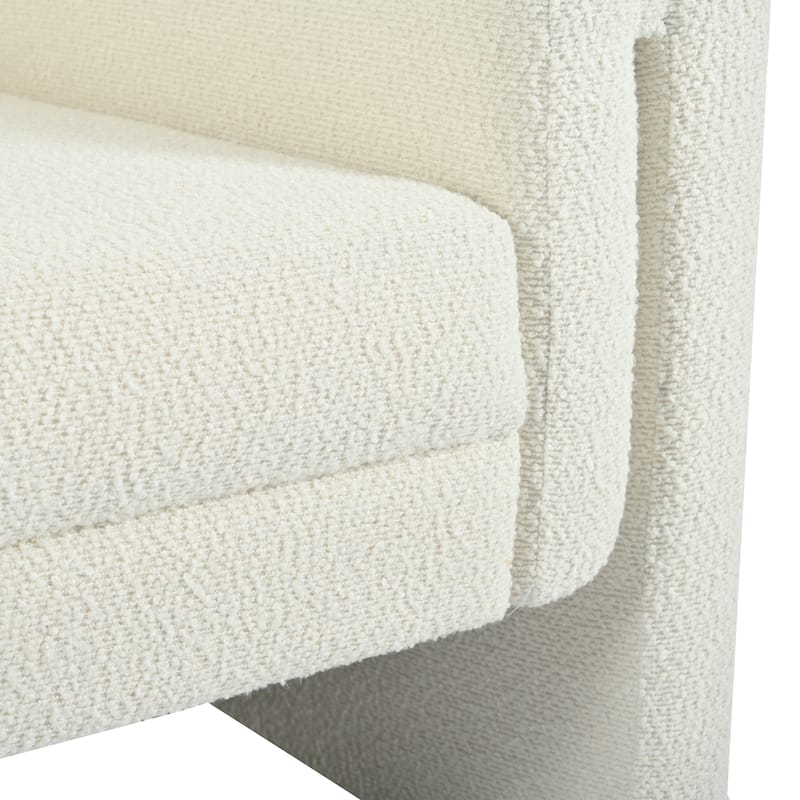 Boucle Upholstered Accent Chair
