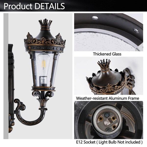 Vintage outdoor wall lights outlet
