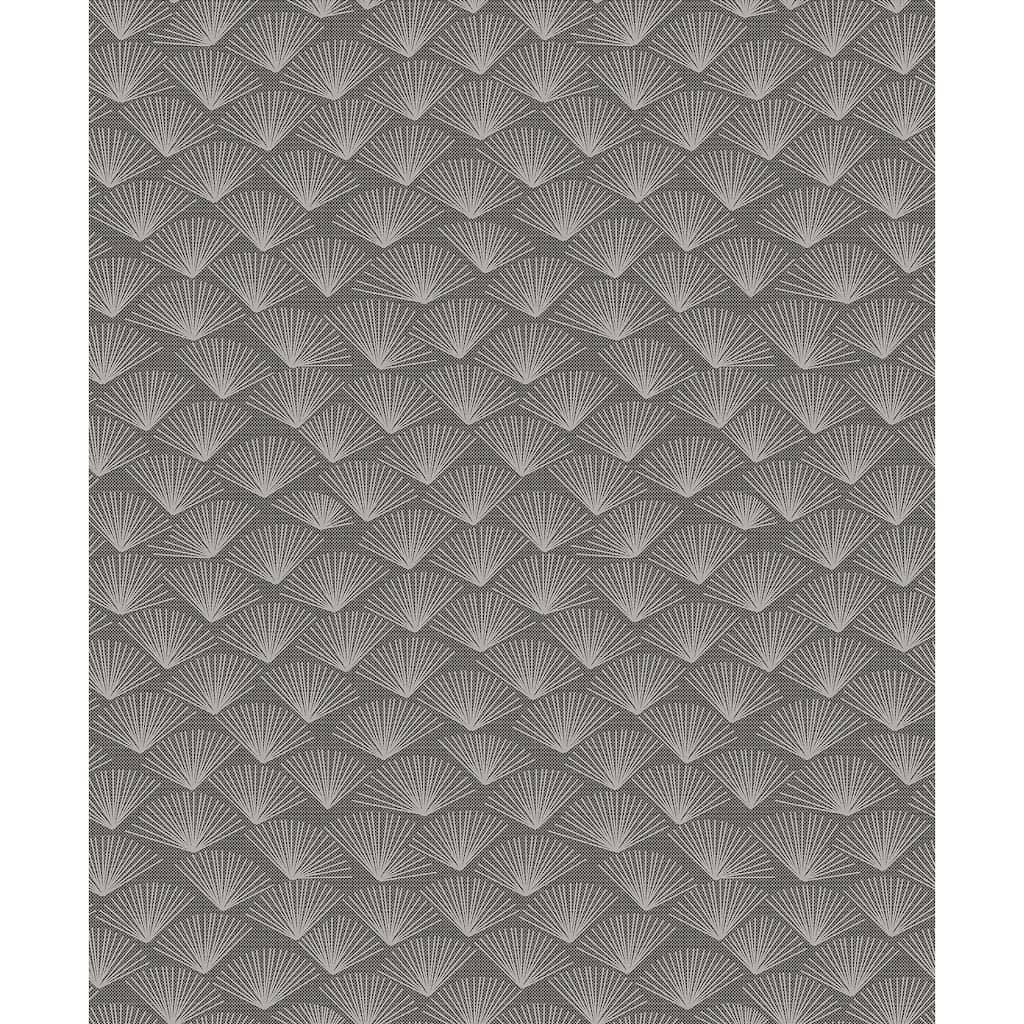 A-Street Prints Asteria Charcoal Fan Wallpaper