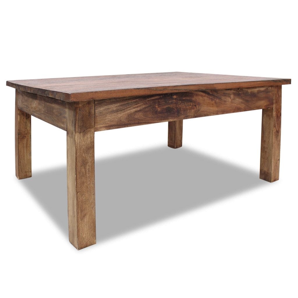 Vidaxl Cocktail Coffee Table Antique Round Solid Reclaimed Wood Furniture Entertainment Centers Tv Stands Home Garden Worldenergy Ae