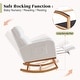 preview thumbnail 93 of 105, HOMYKA Rocking Chair for Nursery with Footrest