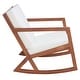 preview thumbnail 56 of 89, SAFAVIEH Outdoor Patio Furniture Vernon Rocking Chair w/ Cushion - 25.6" W x 37.7" D x 30.7" H