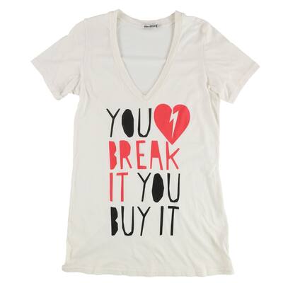 Sweet & Toxic Womens You Break It You Buy It Graphic T-Shirt