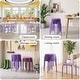 preview thumbnail 36 of 43, Stacking Stools Portable with Metal Frame Stack Nesting Stools ColorfulStackable Bar Stools Chairs (Set of 6 or 8)