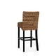 preview thumbnail 5 of 6, Portman Rattan Bar and Counter Stools by Kosas Home