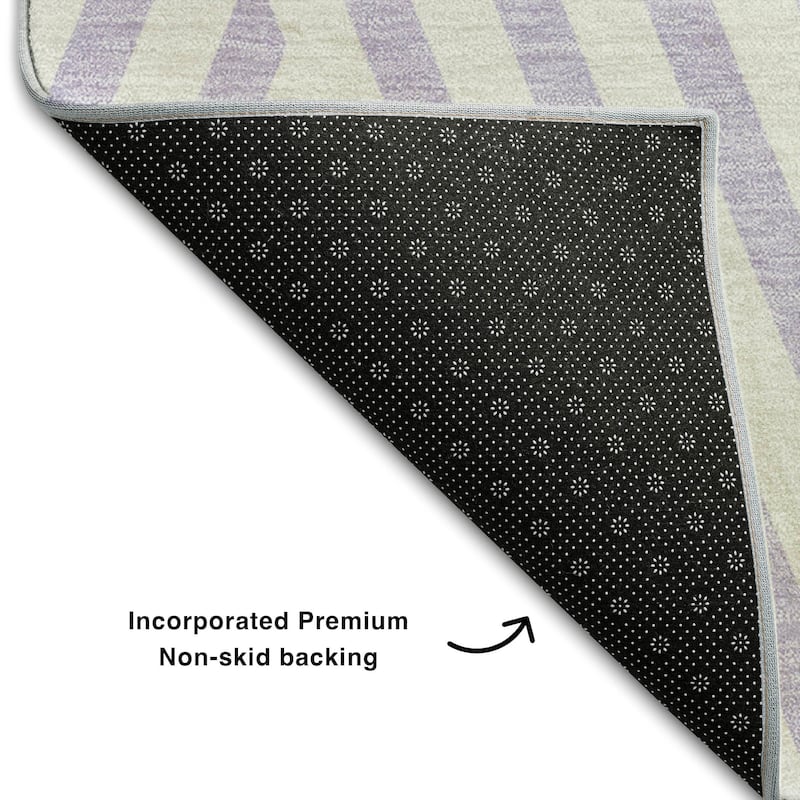 Premium Washable Super Soft Contemporary Geo Mayfield Rug