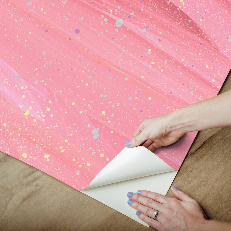 RoomMates SpongeBob SquarePants Sunset Pink Peel and Stick Mural